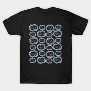 Colorful Spiral Forms with Rounded Shapes T-Shirt